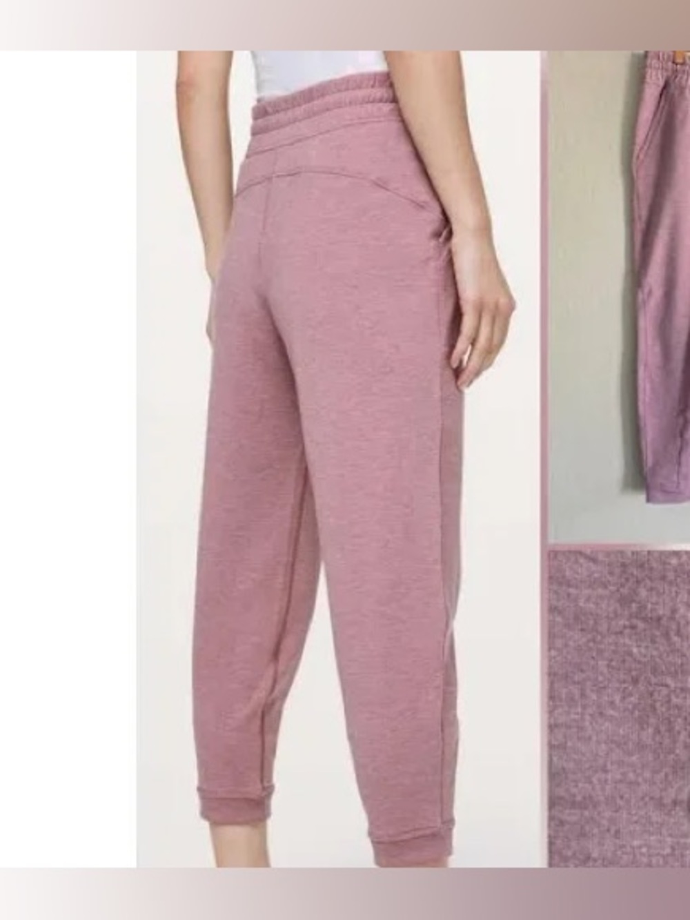 lululemon athletica Dusty Rose High-Rise Jogger Pants